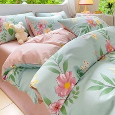 Pure Cotton Four Piece Set 100 Cotton Duvet Cover Cotton Bed Sheet Duvet Cover