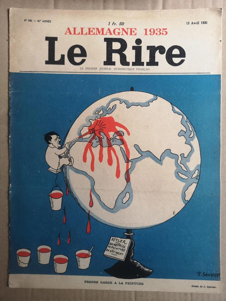 Le Rire n°845 du 13/04/1935; Journal humoristique Ed. Original - Photo 1/1