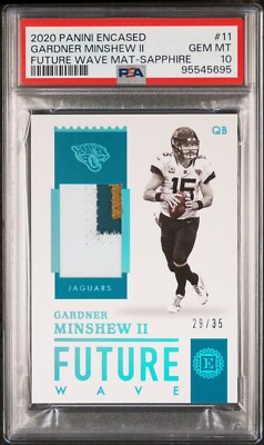 2020 Panini Encased 3 CLR Patch /35 - Gardner Minshew - PSA 10
