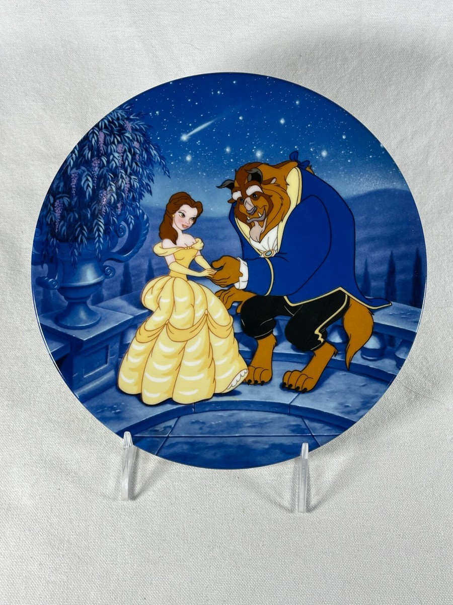 Disney Beauty & the Beast Treasured Moments Plate Edwin M. Knowles