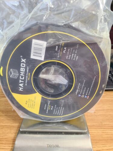 Hatchbox PLA Filament 3 MM Yellow 1 KG Spool Open Box - Picture 3 of 3