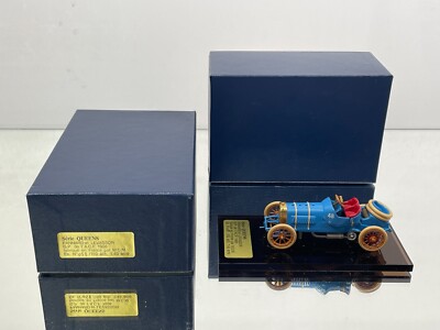 QUEENS PANHARD ET LEVASSOR GP L'ACF 1908 #48 -BLUE 1:43 rare- HANDBUILT IN BOX