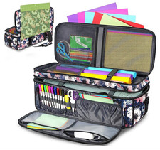 Double-Layer Carrying Case for Cricut Maker, Maker 3, Explore Air 2, Explore 3