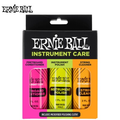 Ernie Ball P04225 Guitar Polish, Fretboard Conditioner and String Cleaner