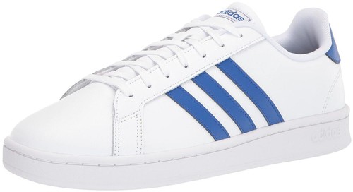 adidas Grand Court White Royal Blue mens size 4 tennis shoes  display picture 2