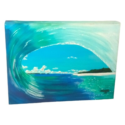Desousa Original Painting Canvas Ocean~BLUE