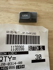 IBM Selectric I  II part  1132266 SHIFT LOCK BUTTON ACCENT GRAY new Genuine