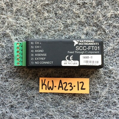 National Instruments NI SCC-FT01  Feed Through Component 184040B-01