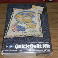 M.H. Yarns Quick Quilt Kit. Noah’s Ark 32" x 42"   New Sealed. Vintage 1981
