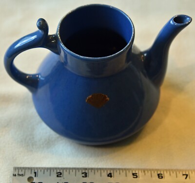 RARE 1920's Blue Fulper Fayence Teapot