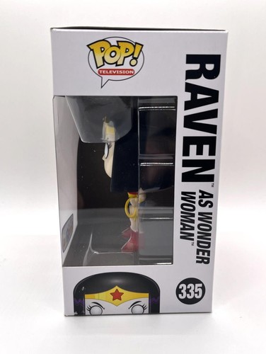 Funko POP Teen Titans Go Raven as Wonder Woman 335 Toys R Us Exclusive - Picture 3 of 11