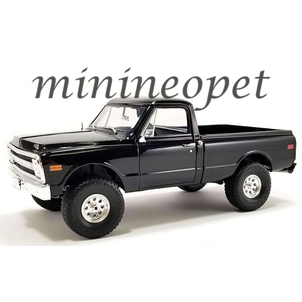 acmeアクメ/'70 Chevyシボレー K-10 4x4 1/18 限定 ACME 1970 CHEVROLET K10 4X4 PICK UP TRUCK 1/18 DIECAST BLACK
