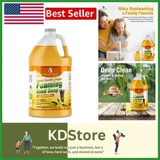 128 oz Foaming Hand Soap Refill - Antiseptic & Moisturizing, Warm Vanilla Scent