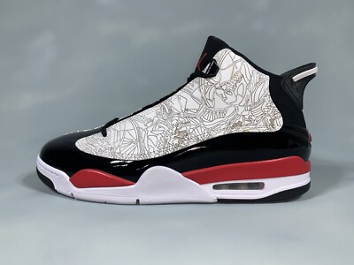 Nike Air Jordan Dub Zero White Fire Red Black Sneakers 311046-162