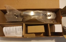 Copper Creek Hardware Antiqued Nickel Door Handleset with Doorknob Complete Set