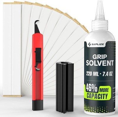 Grip Repair Kit for Regripping Golf Club Tapes, Solvent, Hook Blade,Clam