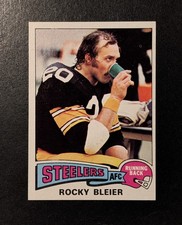 1975 Topps Football - ROCKY BLEIER #39 (RC) Rookie Card - Pittsburgh Steelers . rookie card picture