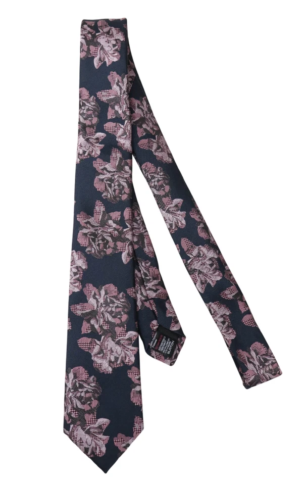 Burton Tie Men's One Size Classic Rose Flower Print Multicolor - Image 2 of 4
