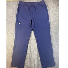 Figs Axim Cargo Scrub Pants Navy Blue Mens Large Tall NWT Technical Collection