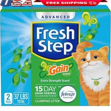 Clumping Cat Litter W/ Febreze Gain Scent 15 Day Odor Control Low Dust Formula