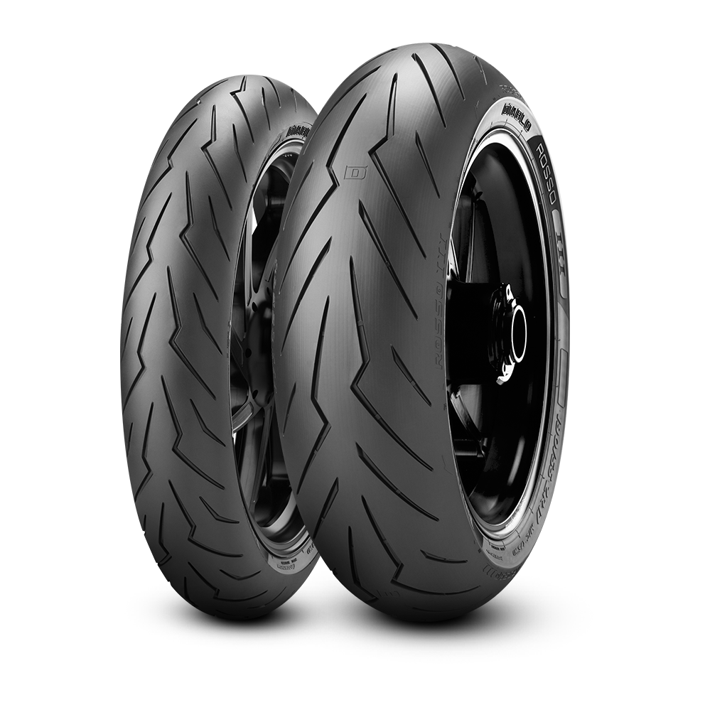 Tyre PIRELLI diablo rosso III (D) Standard 190/55 ZR 17 M/C - Image 2