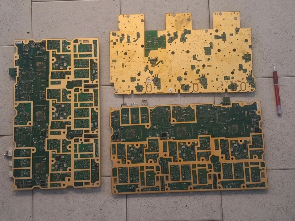 LOTTO 3 SCHEDE ELETTRONICHE RECUPERO ORO GOLD SCRAP RECOVERY ROTTAMI ALTA RESA - Immagine 2 di 4