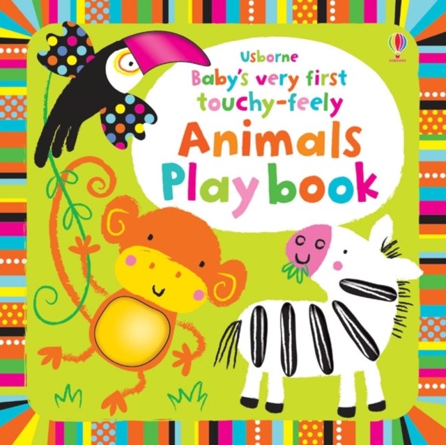 Baby's Very First Touchy-Feely Animals Playbook by Fiona Watt (Board book)