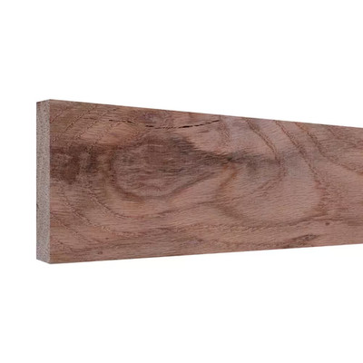 0.75 In. T X 5.5 In. W X 72 In. L Unfinished Rustic Red Oak Wood Board