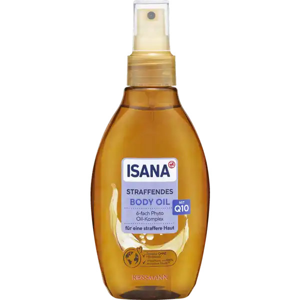 ISANA Q10 Oil Body spray for silky smooth and supple skin with Q10 FREE SHIPPING 3090₽