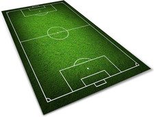 Kids Rug Soccer Field Rug Football Carpet Playmat Fun Sports Area Rugs with anti