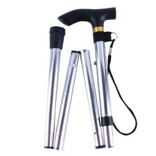 Lightweight Easy Folding Aluminium Walking Stick Cane Height Adjustable