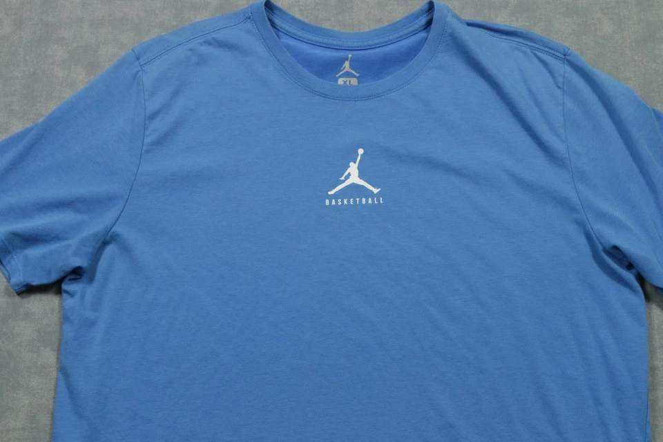 Camiseta deportiva Nike Jordan Dri-Fit de baloncesto para hombre XL azul con logotipo de Jumpman Foto 2 de 4