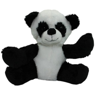Mel-O-Design Panda Kuscheltier Plüschtier 25 cm schwarz weiß gebraucht