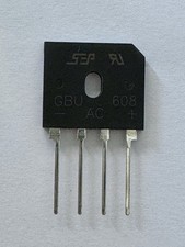 2pcs GBU608 GBU 608 U608 DIP-4 Bridge Rectifier