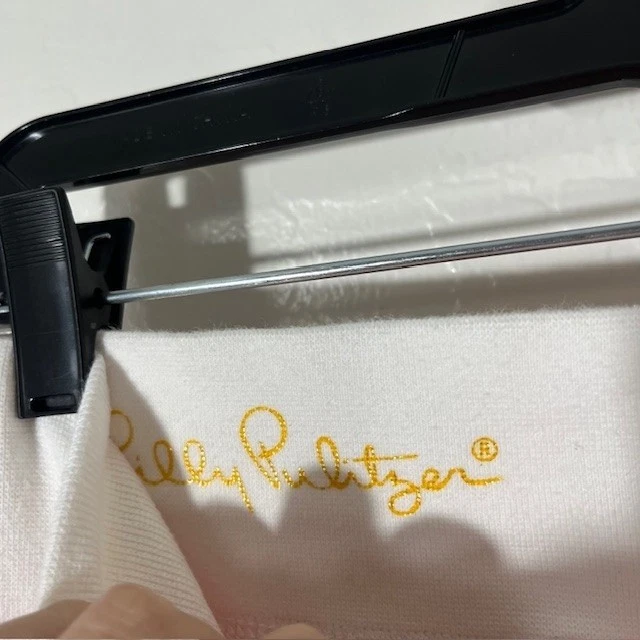 Calça Lilly Pulitzer The Beach Feminina Pequena Rosa Branca Cordão Perna Larga - Imagem 3 de 4