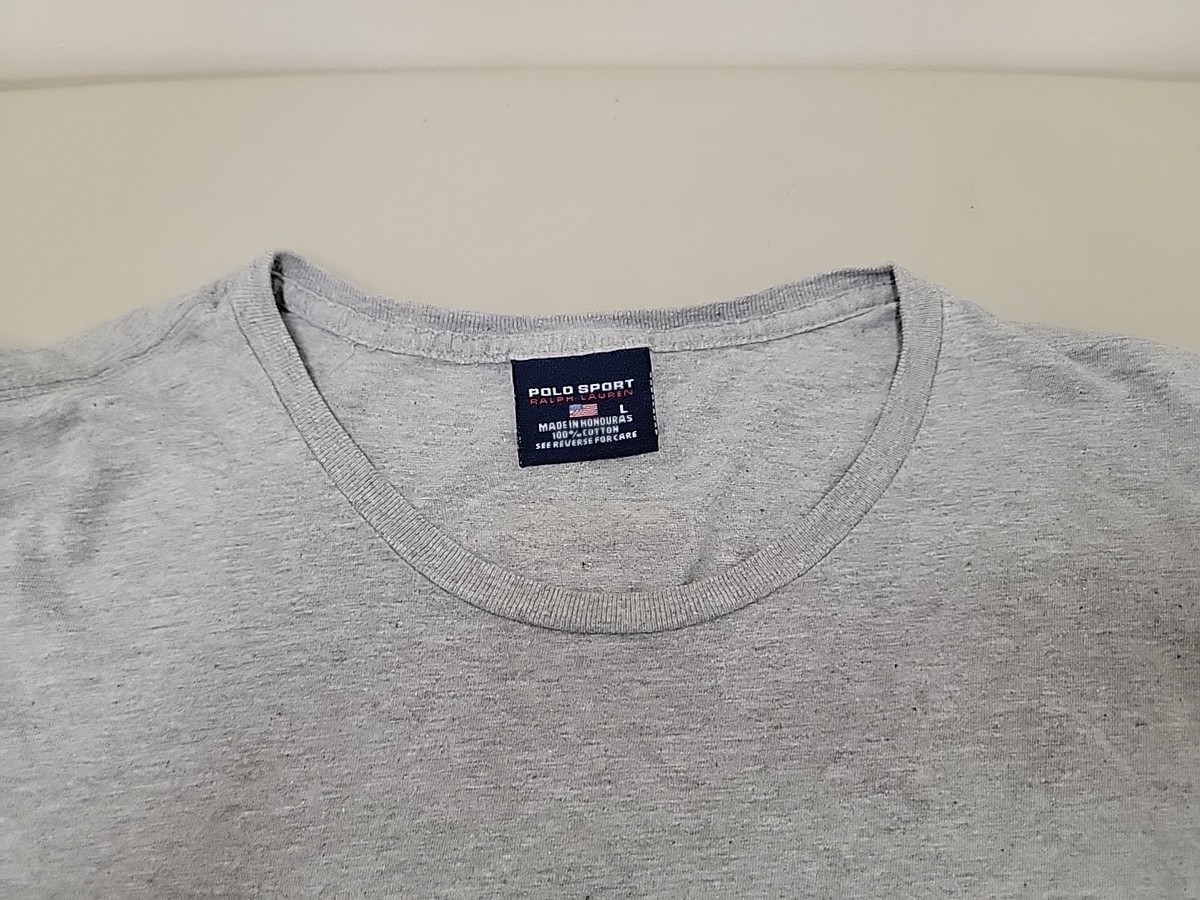 Vintage POLO SPORT Ralph Lauren Graphic T-Shirt Mens Size L | eBay
