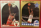 Michael Jordan 1990 NBA Hoops Basketball #5 & #65 2-Card Lot