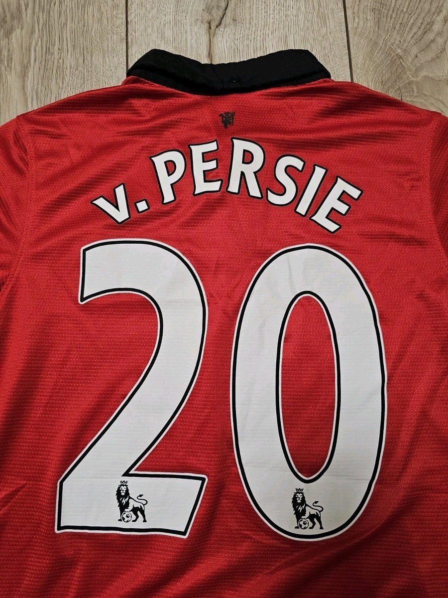 MANCHESTER UNITED 2013 v.PERSIE FOOTBALL SOCCER JERSEY BOYS 12-13Y