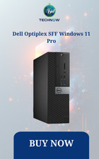 Dell OptiPlex SFF Windows 11 Pro 8GB, 256GB SSD, DVDRom