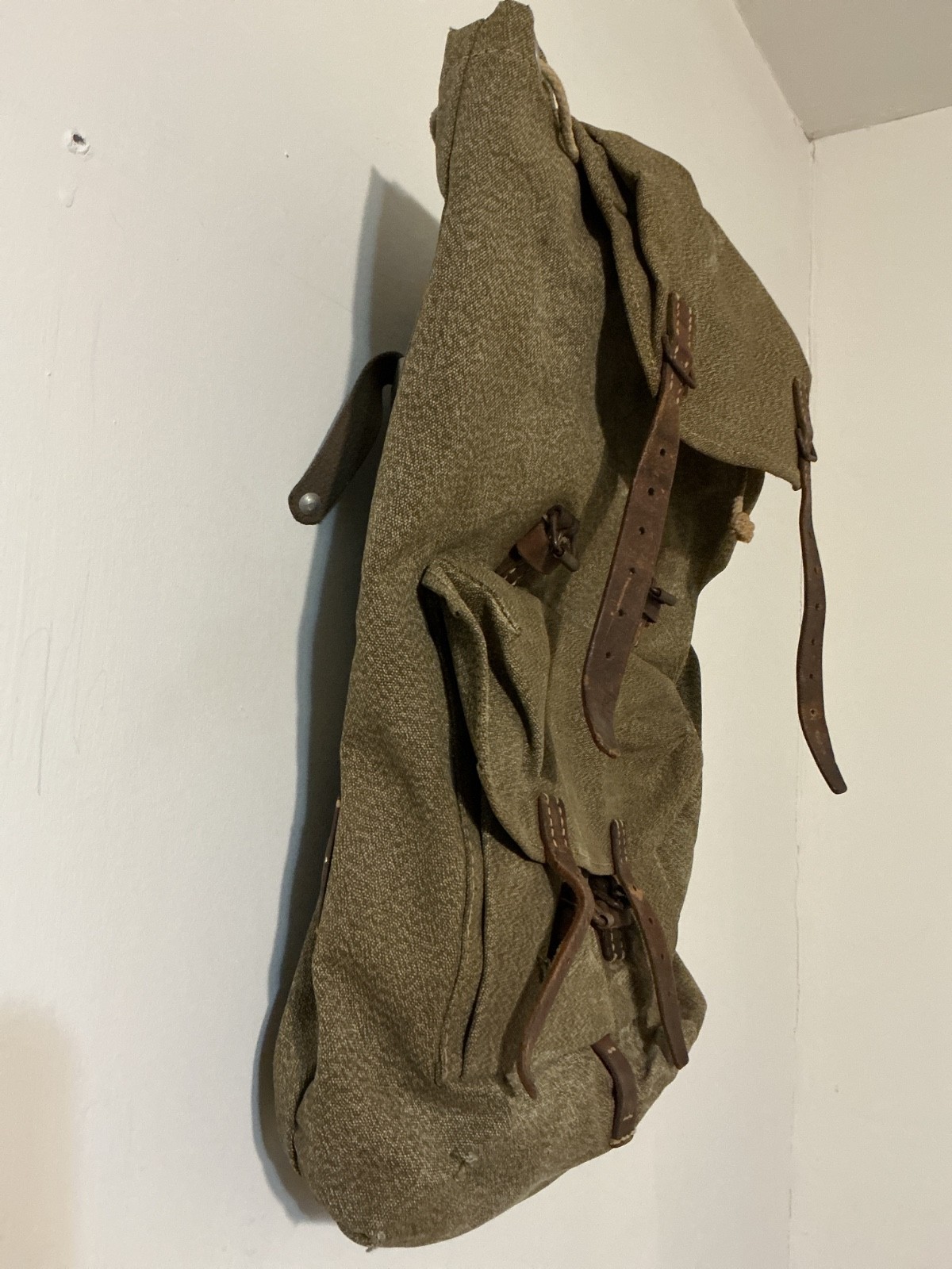 Military rucksack backpack, drawstring / pockets … - image 2