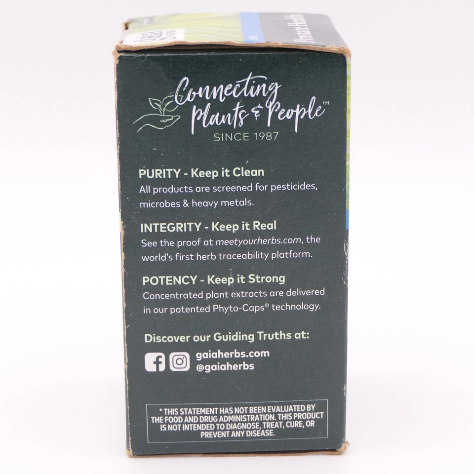 Gaia Herbs 男式前列腺健康补充剂 60 素食液体植物胶囊 BB 11/27 — 第 4/4 张图片