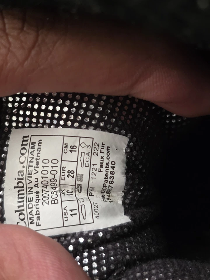 Niños Unisex Columbia Kids Bugaboot™ Celsius (niño pequeño/niño pequeño) Negro 11 Foto 2 de 4