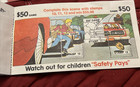 Vintage 1967 Mobil gas station safety stamp stick Booklet with Some Stamps — photo 6