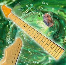 Maple Electric Guitar Neck - Strat Heel Straight - Smooth - Rock on WINNING 42