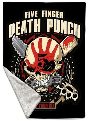Five Finger Death Punch Decke  Got your six multicolor Standard