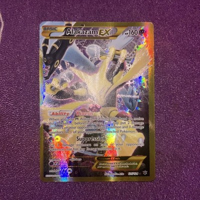 Pokemon Alakazam EX (Secret) 125/124 Fates Collide Holo NM