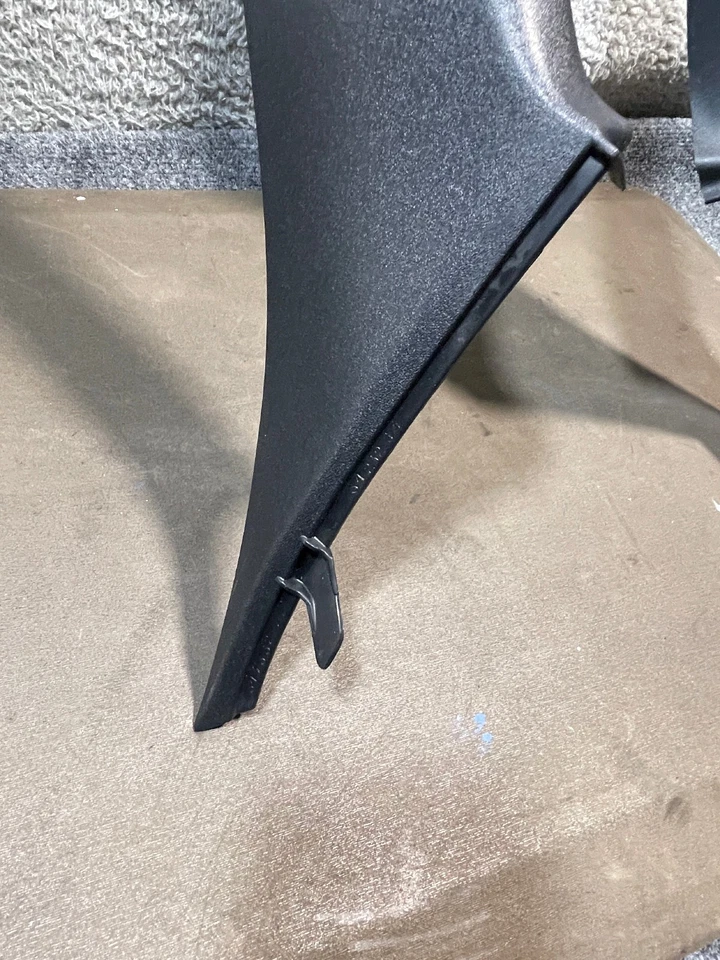 2001-2005 OEM Mitsubishi Eclipse Convertible Windshield A-Pillar Panels Trim - Image 4 of 4