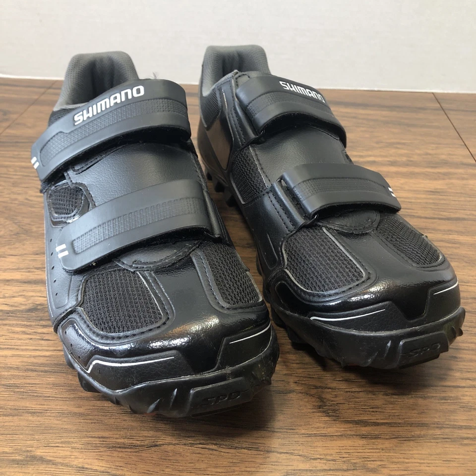 Shimano Mountain Bike Cycling Shoes Mens Size: 10 / 43 Black 2-Bolt SH-M065L - Image 2 of 4