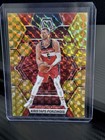 2022-23 Panini Mosaic - Kristaps Porzingis #155 Reactive Yellow Mosaic Prizm