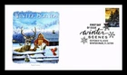 US COVER WINTER SCENES FIRST DAY ISSUE PANDA CACHET